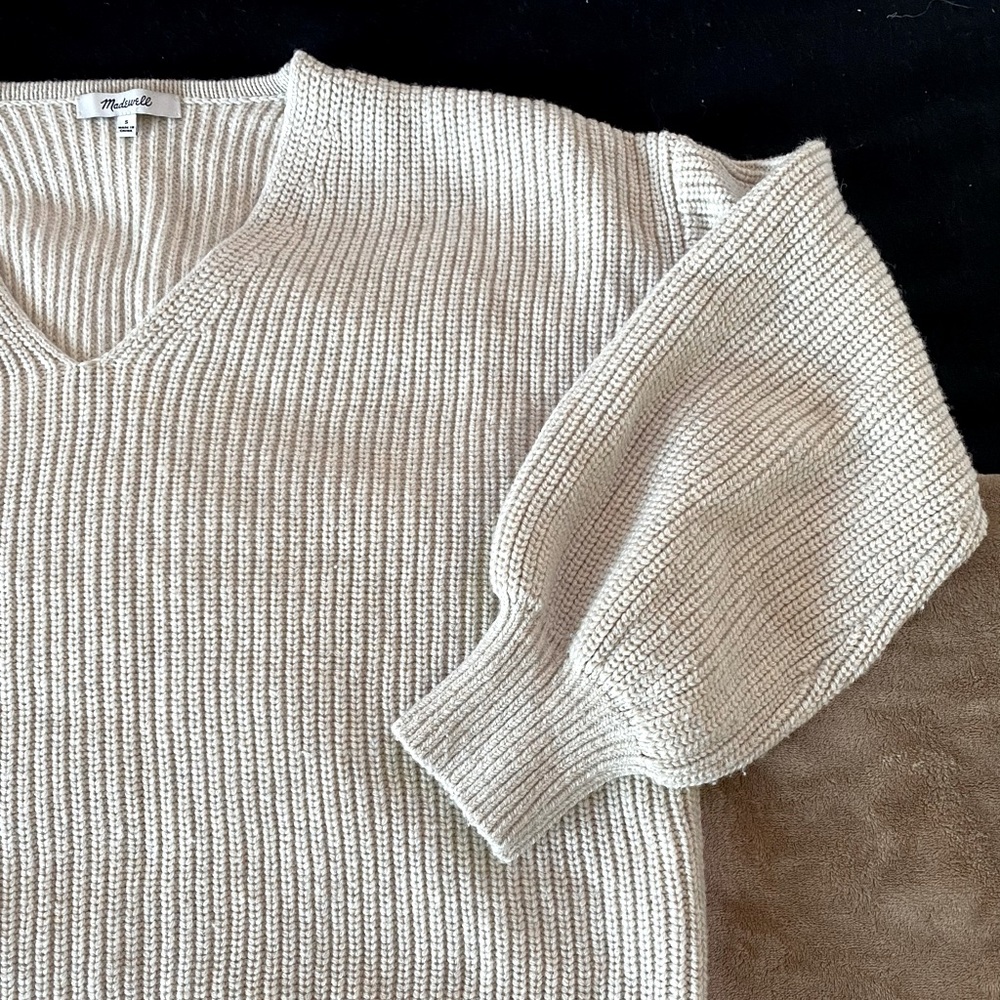 Madewell Knit Beige Sweater